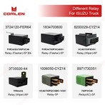 3/4/5/6 پین ECM، تهویه مطبوع، بوق، استارت، برف پاک کن، رله های فلاشر مناسب برای کامیون های ایسوزو 700P FVR NPR NKR TFR UCS VC46 VC61 EV61