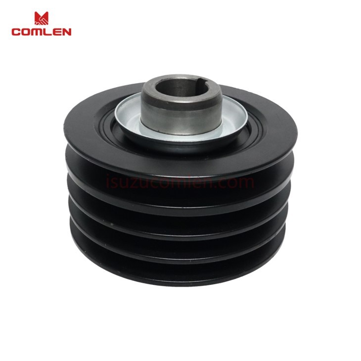 دمپر میل لنگ قطعات اصلی 4 شیار (بالانسر هارمونیک) برای ISUZU 4KH1-TCG50 8972042040 8-97204204-0